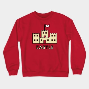 Castle Pixel Art Crewneck Sweatshirt